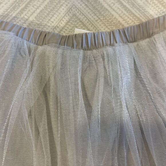 Crewcuts Girls Grey Tulle Skirt - Picture 2 of 5